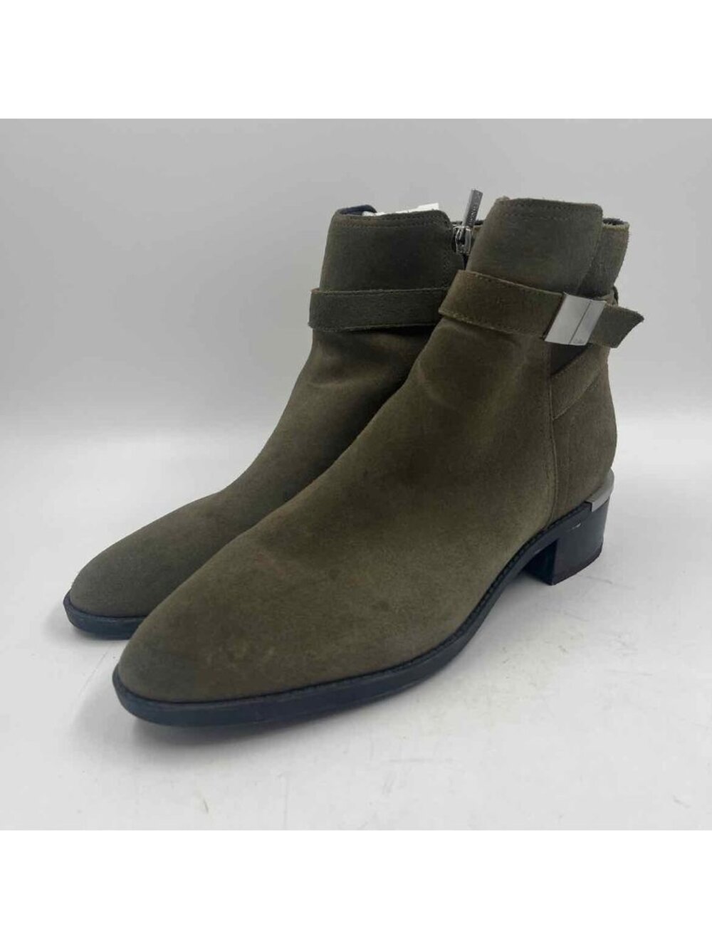 Calvin Klein Women's Shoe Size 9 Green Solid Boots